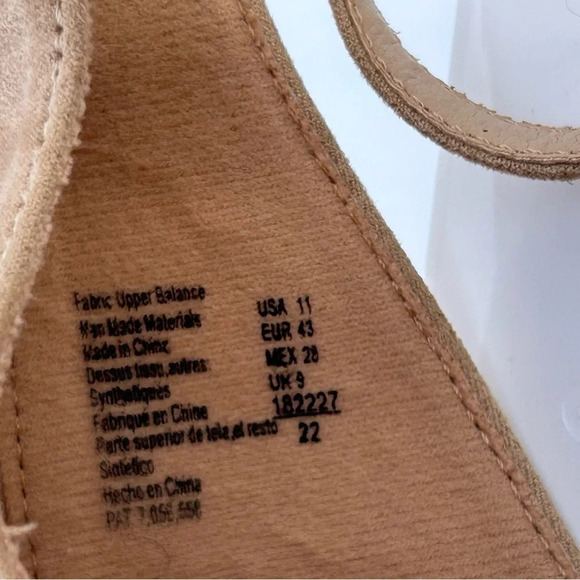 Christian Siriano for Payless Faux Suede Ankle Strap Peep Toe Heels Size 11 - Picture 9 of 9